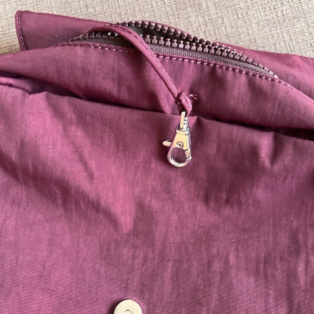 Kipling Convertible Backpack/crossbody/ShoulderBag in Dark Plum, NWT - Picture 7 of 13